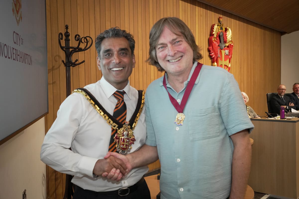 Three Former Councillors Made Honorary Aldermen — Wolverhampton news photo (Wolverhampton City Council)