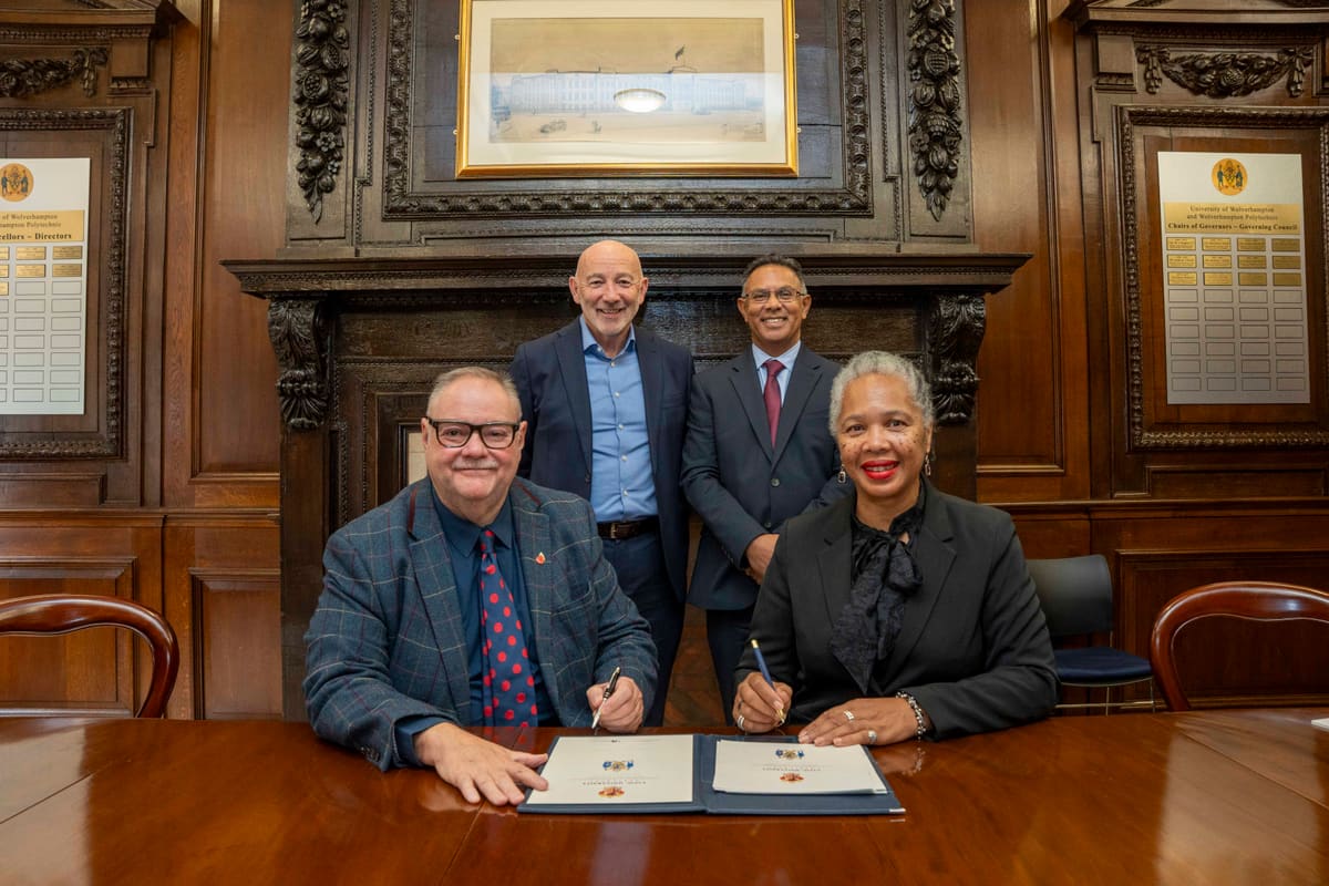 Council and University strengthen commitment to Wolverhampton through civic agreement — Wolverhampton news photo (Wolverhampton City Council)