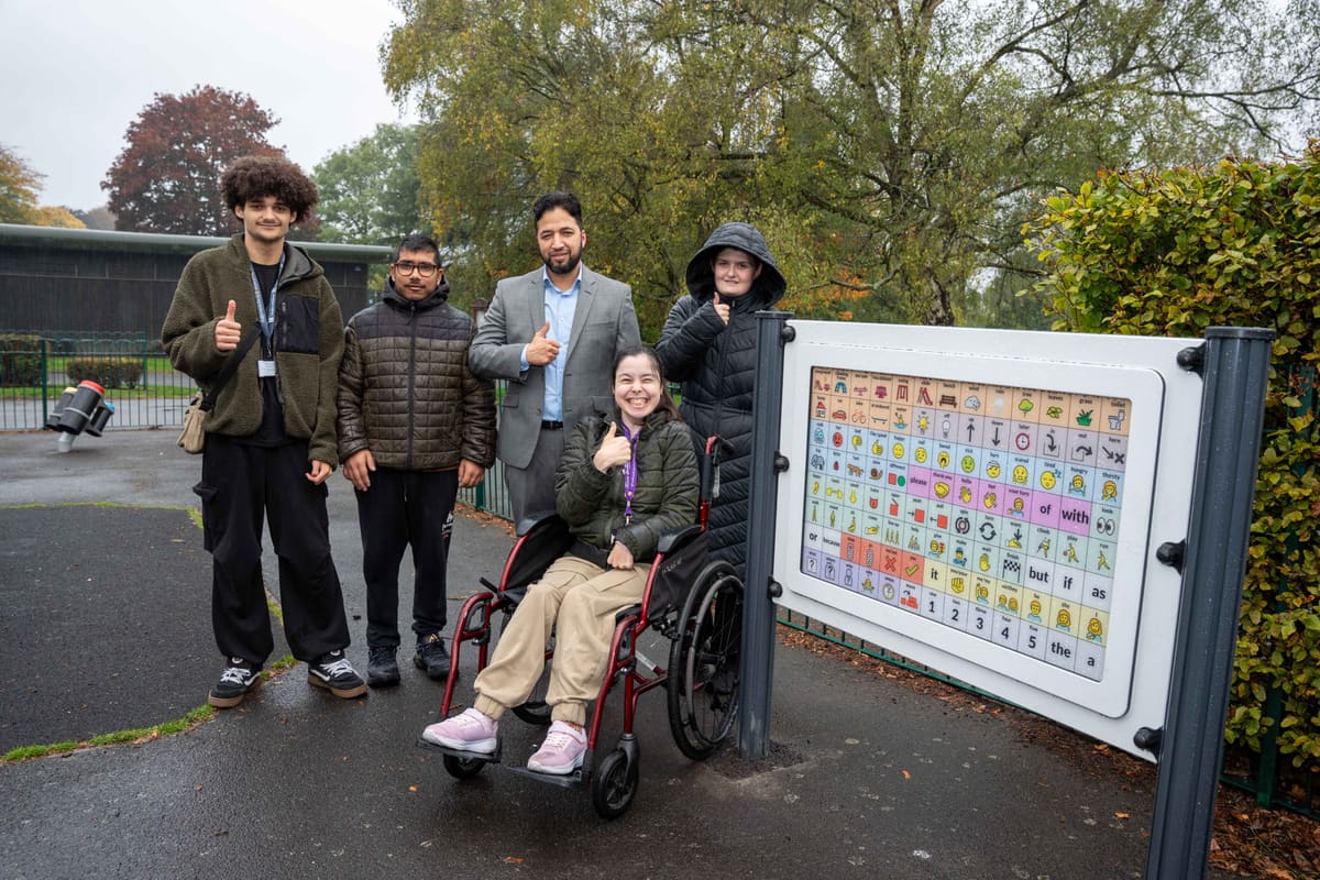 Communication Boards Installed at Wolverhampton Parks — Wolverhampton news photo (Wolverhampton City Council)