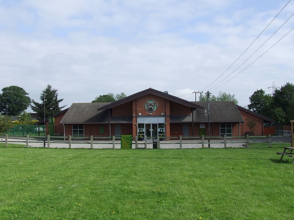 Exterior of Birmingham Dogs Home's Wolverhampton centre