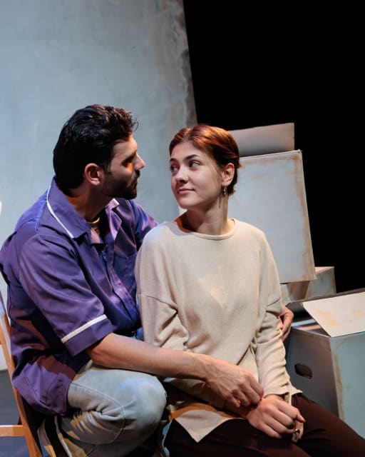 Two performers in a scene from Lightstreams