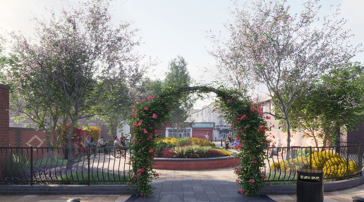 Bilston Urban Garden improvements planning approved — Wolverhampton news photo (Wolverhampton City Council)