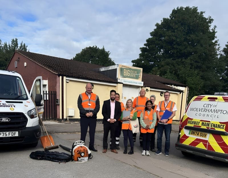 Wolverhampton Neighbourhood Team: 6 months cleaning results — Wolverhampton news photo (Wolverhampton City Council)