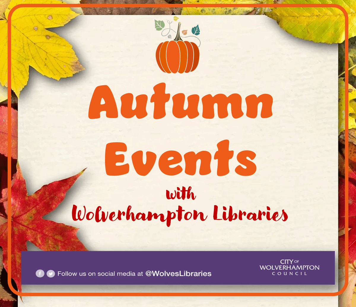 Wolverhampton Libraries Autumn Events: Sarah J. Maas, Green Week, Crafts — Wolverhampton news photo (Wolverhampton City Council)