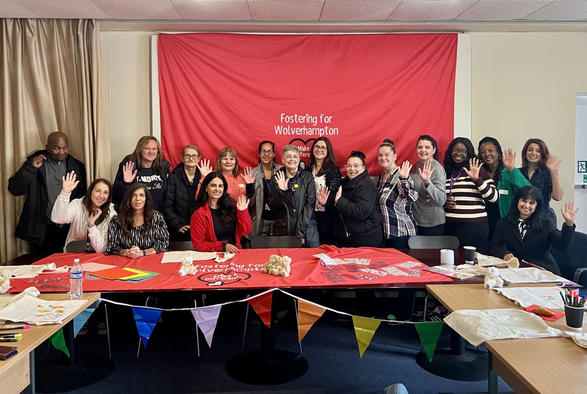 Wolverhampton Council Hosts Creative Event for Kinship Foster Parents — Wolverhampton news photo (Wolverhampton City Council)